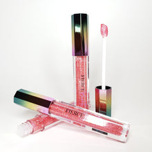 Load image into Gallery viewer, Fierce Beaute' Clear Red Glossy Glitter Lipgloss | Bae