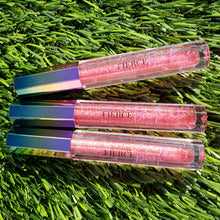 Load image into Gallery viewer, Fierce Beaute' Clear Red Glossy Glitter Lipgloss | Bae