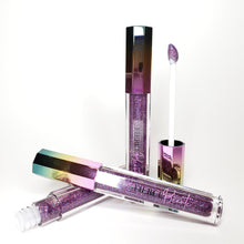Load image into Gallery viewer, Fierce Beaute' Purple Glitter Lipgloss | Purple Raiyn