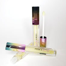 Load image into Gallery viewer, Fierce Beaute' Yellow Glitter Glossy Lipgloss | How Bout That