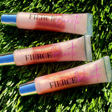 Load image into Gallery viewer, Fierce Beaute' Pink Tinted Lipgloss | Grrrberry