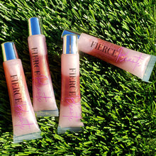 Load image into Gallery viewer, Fierce Beaute' Pink Tinted Lipgloss | Grrrberry