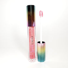 Load image into Gallery viewer, Fierce Beaute&#39; Clear Red Glossy Glitter Lipgloss | Bae
