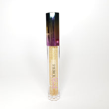 Load image into Gallery viewer, Fierce Beaute&#39; Gold Glossy Glitter Lipgloss | Ja&#39;Doir
