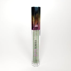 Fierce Beaute' Green and Red Clear Glitter Lipgloss | Gucci Girl