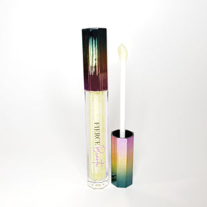 Fierce Beaute' Yellow Glitter Glossy Lipgloss | How Bout That