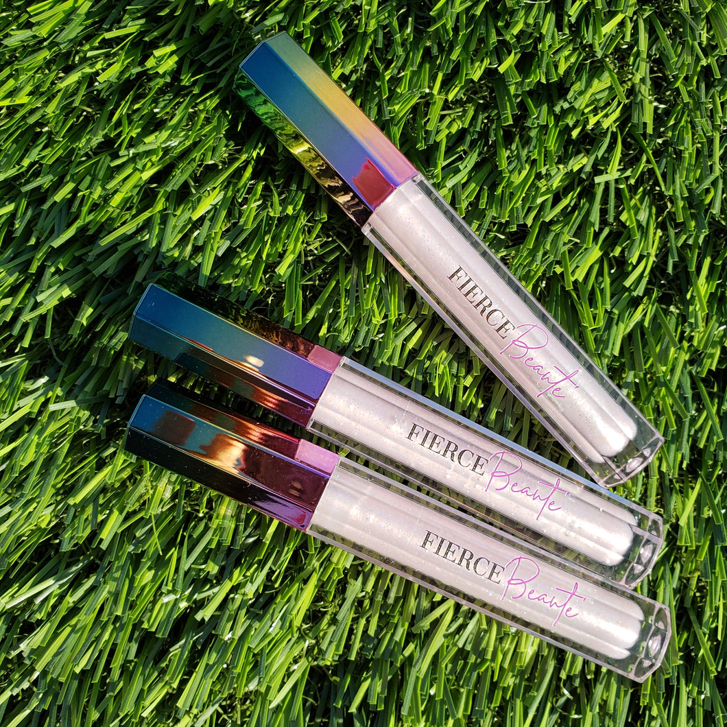 Fierce Beaute' Pale Pink Glitter Lipgloss | Barbie Dreams