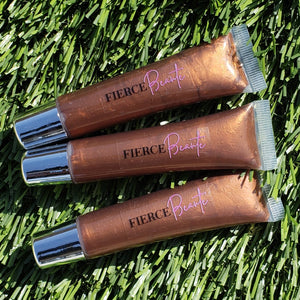 Fierce Beaute' Cognac Brown Tinted Lipgloss | Maserati