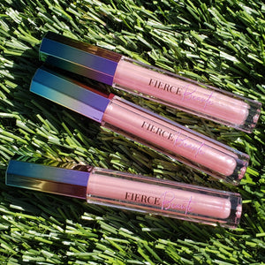 Fierce Beaute' Pink Tinted Glossy Lipgloss | Flirtatious