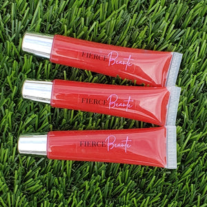 Fierce Beaute' Red Tinted Glossy Lipgloss | Oh La La