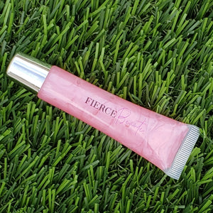Fierce Beaute' Pink Tinted Glossy Lipgloss | Flirtatious