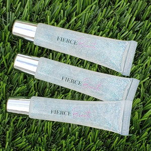 Fierce Beaute' Clear Glitter Glossy Lipgloss | Diamond Galaxy
