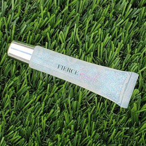 Fierce Beaute' Clear Glitter Glossy Lipgloss | Diamond Galaxy