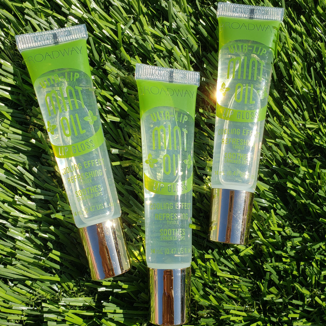 Broadway Vita-Lip Clear Lip Gloss | Mint Oil