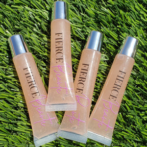 Fierce Beaute' Nude Tinted Glossy Lipgloss | Sexy