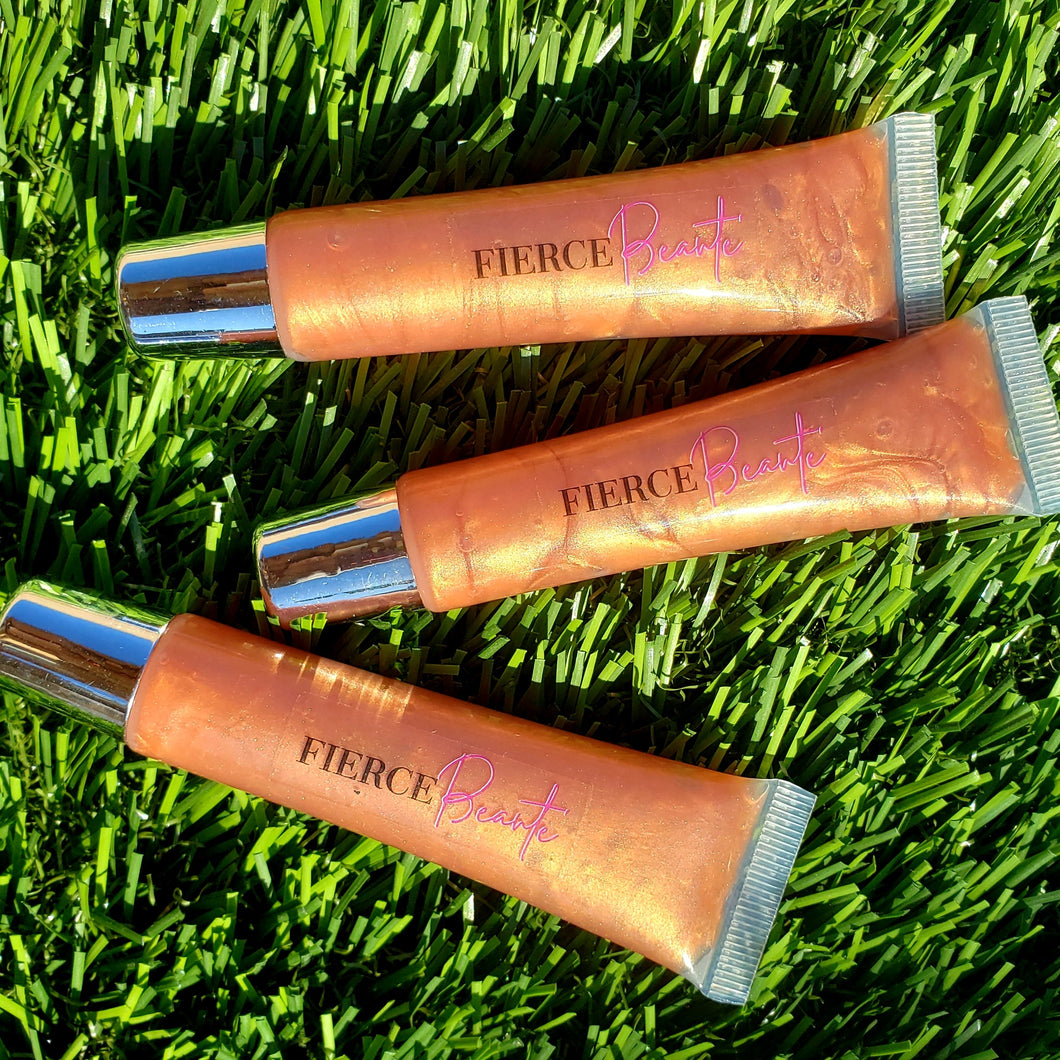 Fierce Beaute' Bronze Tinted Lipgloss | Blessed