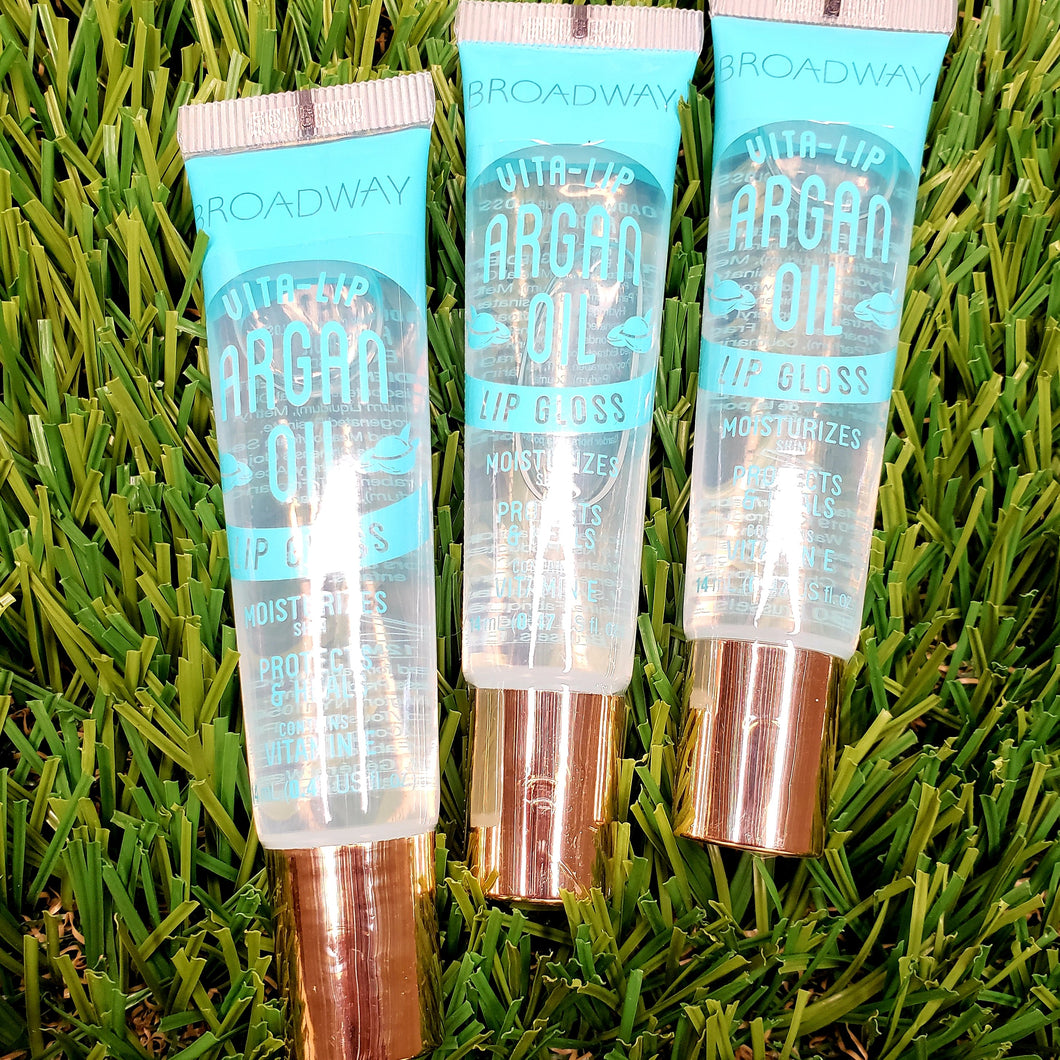Broadway Vita-Lip Clear Lip Gloss | Argan Oil