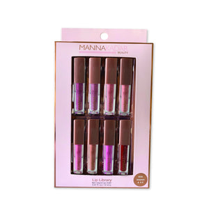 8 Piece Lip Set Date Night- Gold caps