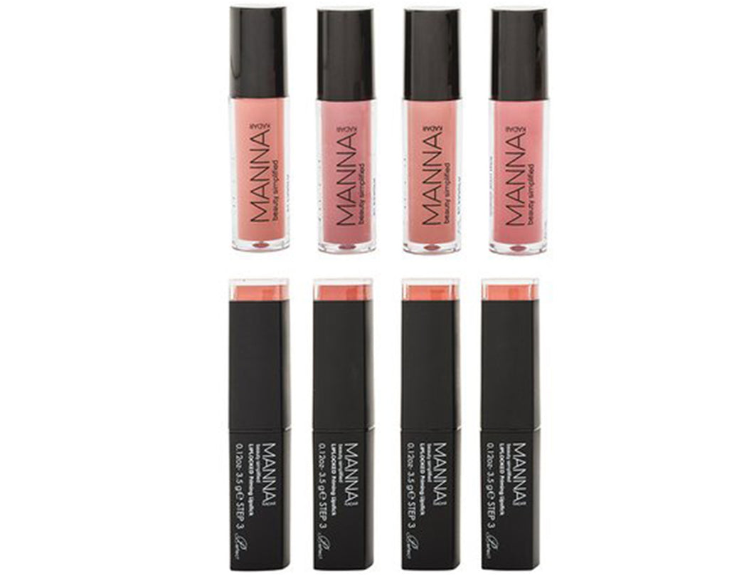8 Piece Lip Service LipLocked Stain & Lipstick